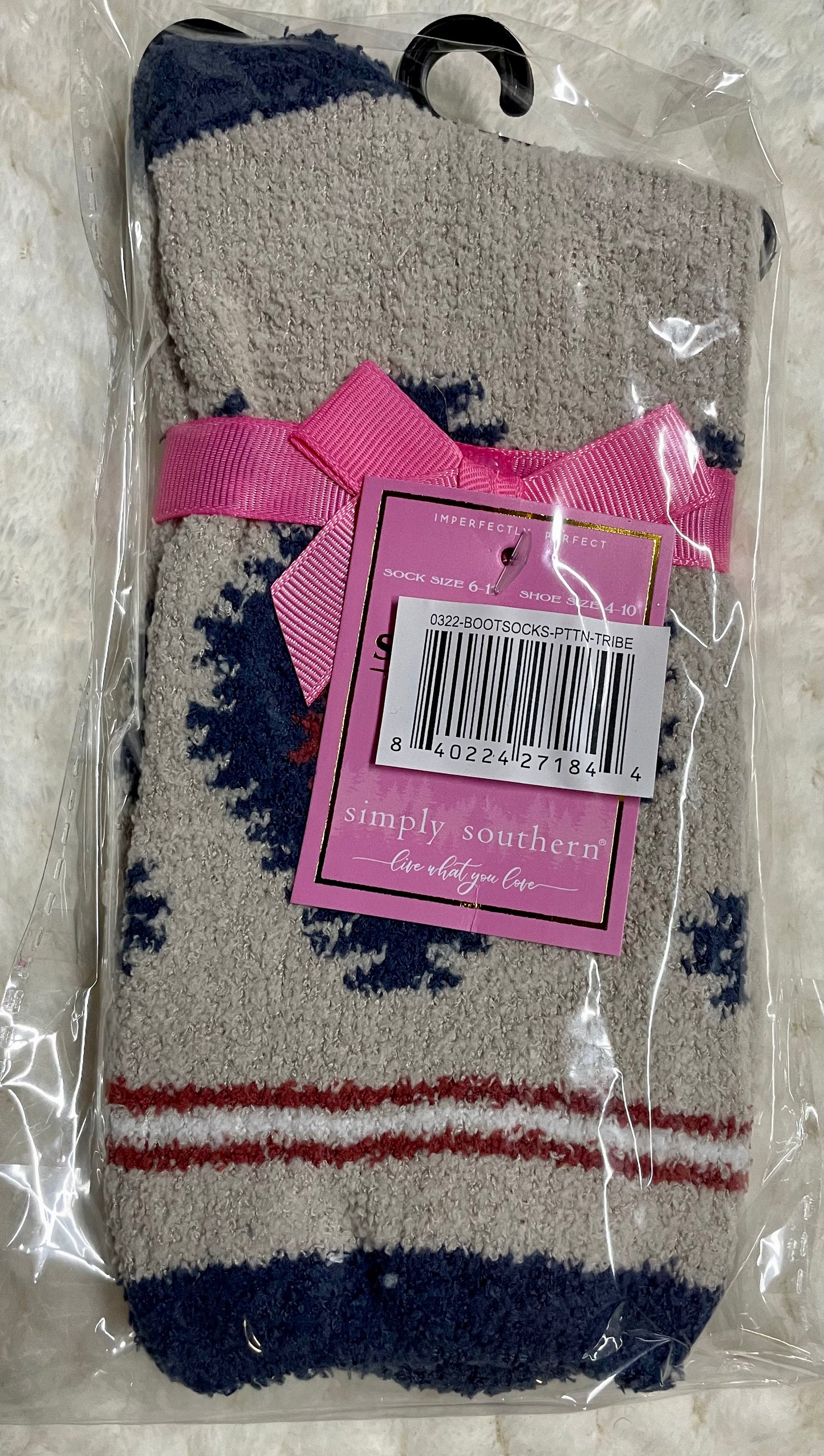 Fuzzy Bootsocks Simply Southern