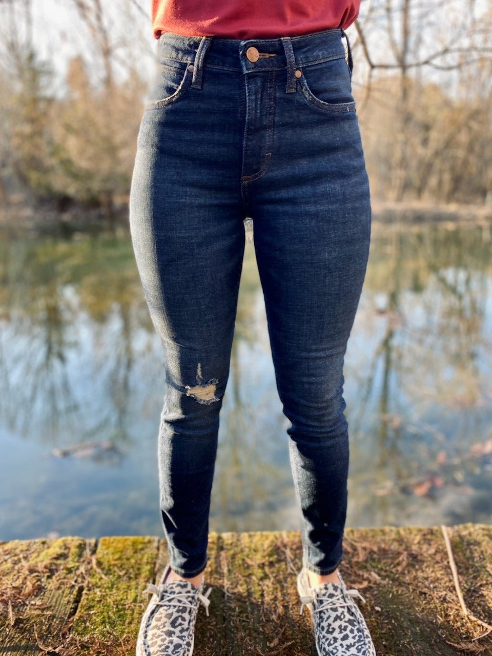 Final Sale ✨Highway Wrangler Retro Skinny Jean