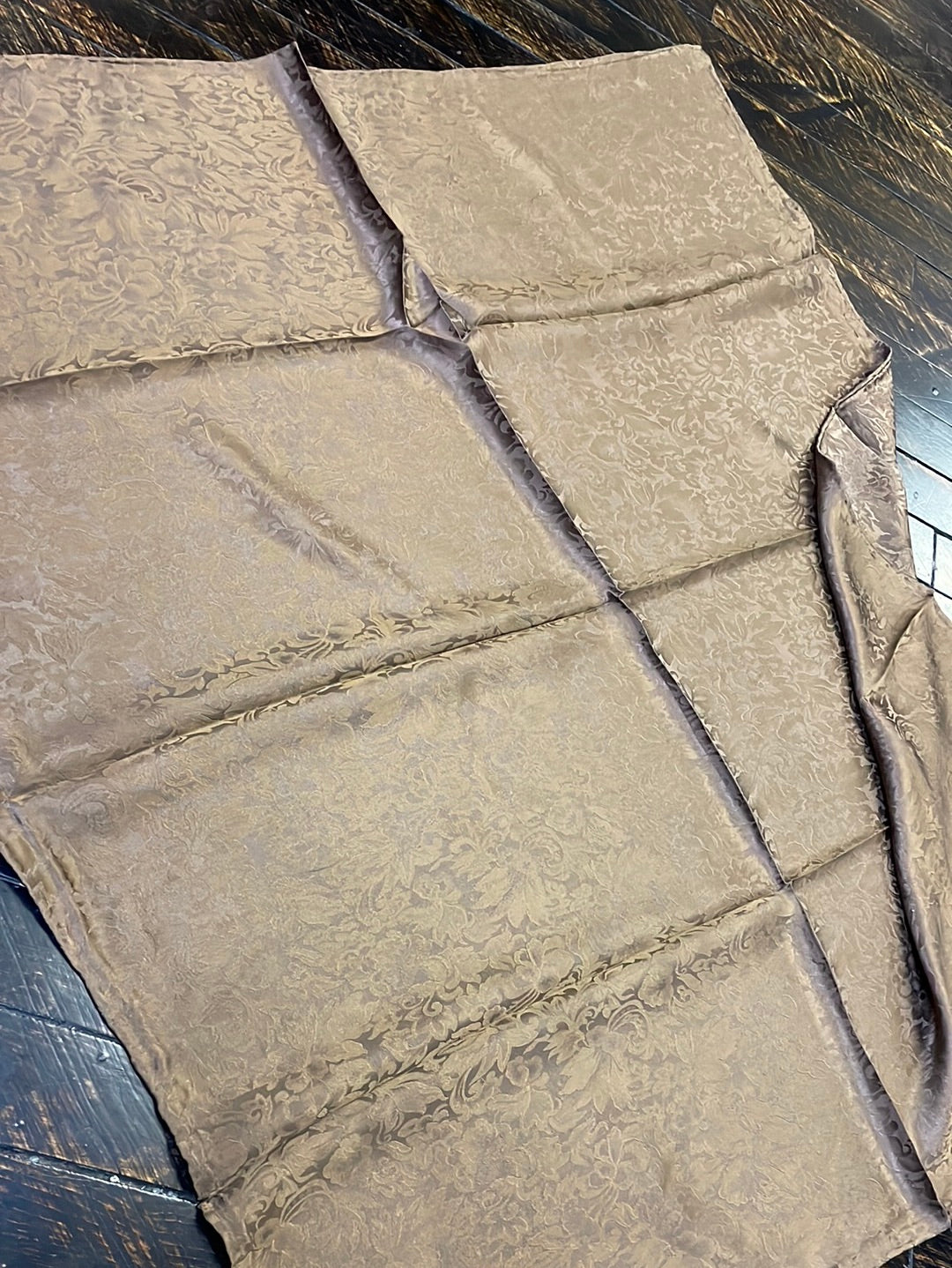 Etched Chocolate Wild Rag - full size