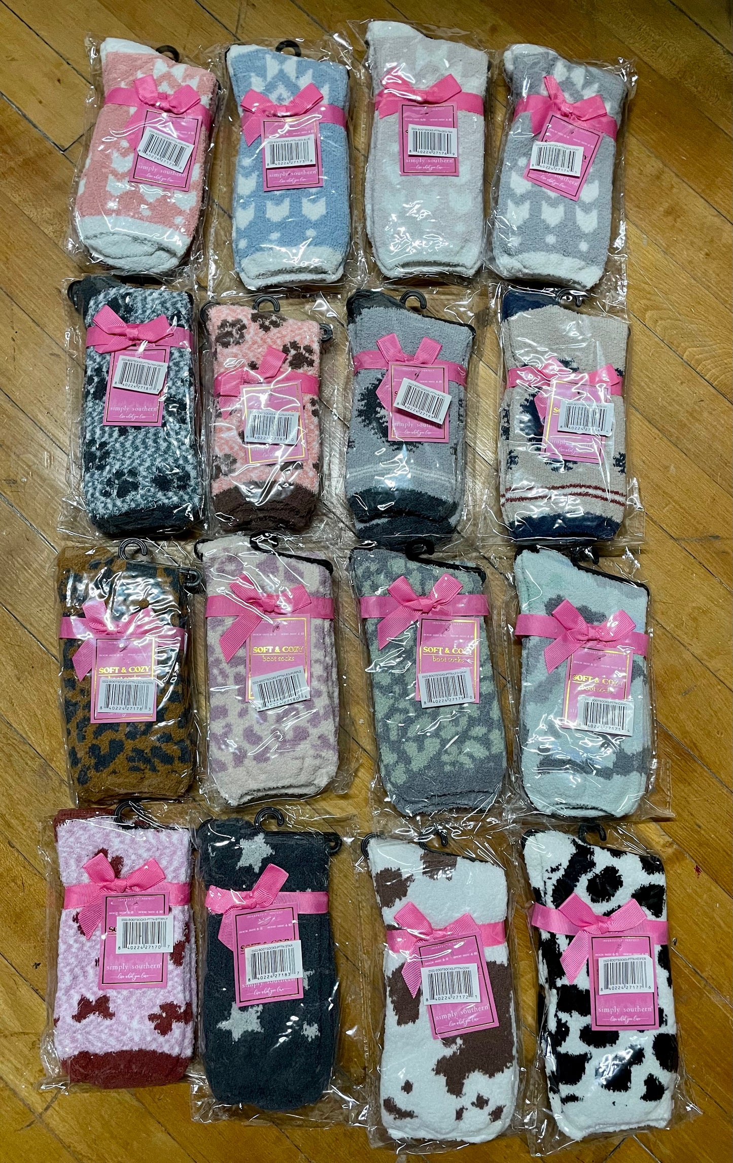 Fuzzy Bootsocks Simply Southern