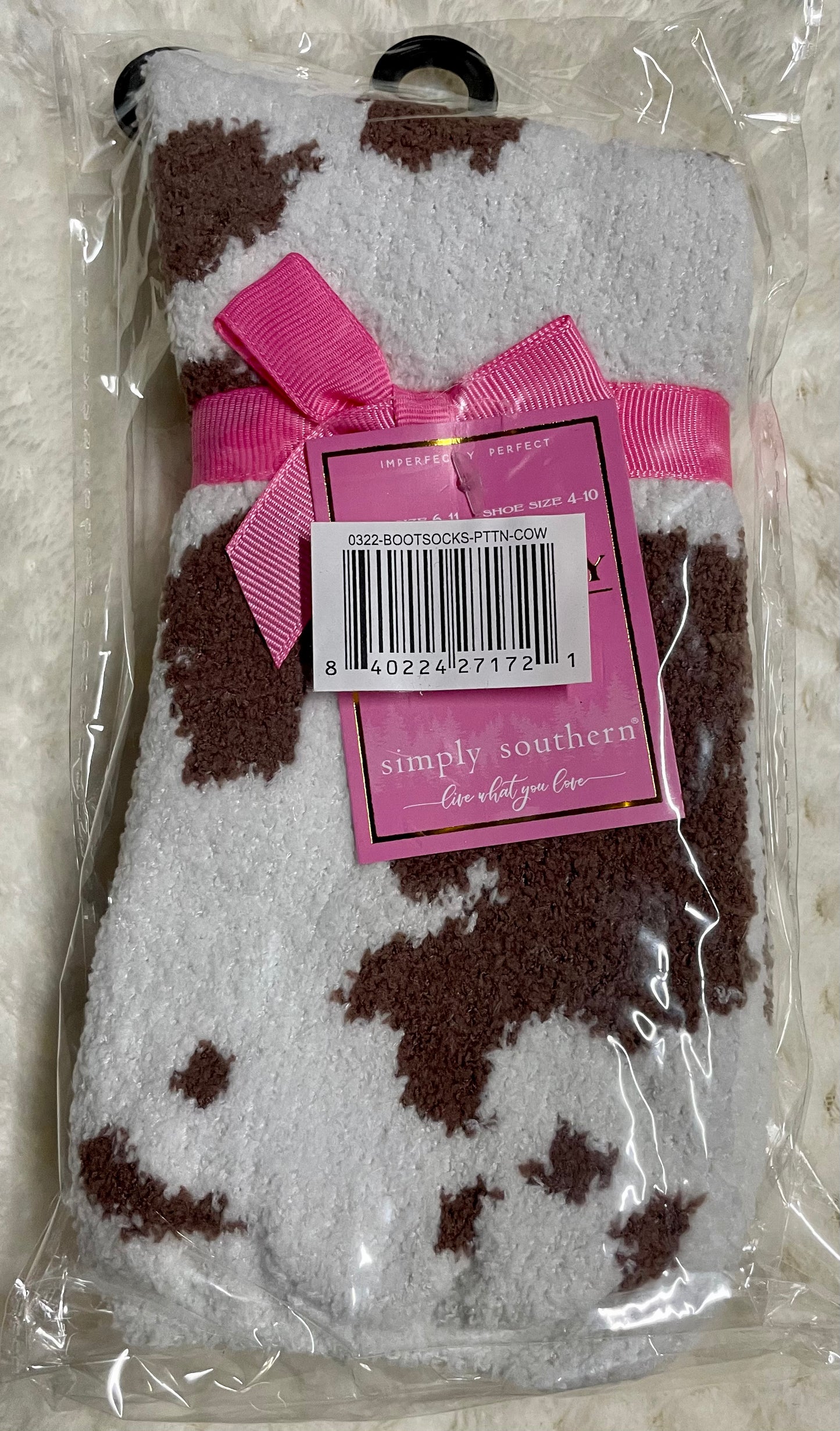 Fuzzy Bootsocks Simply Southern