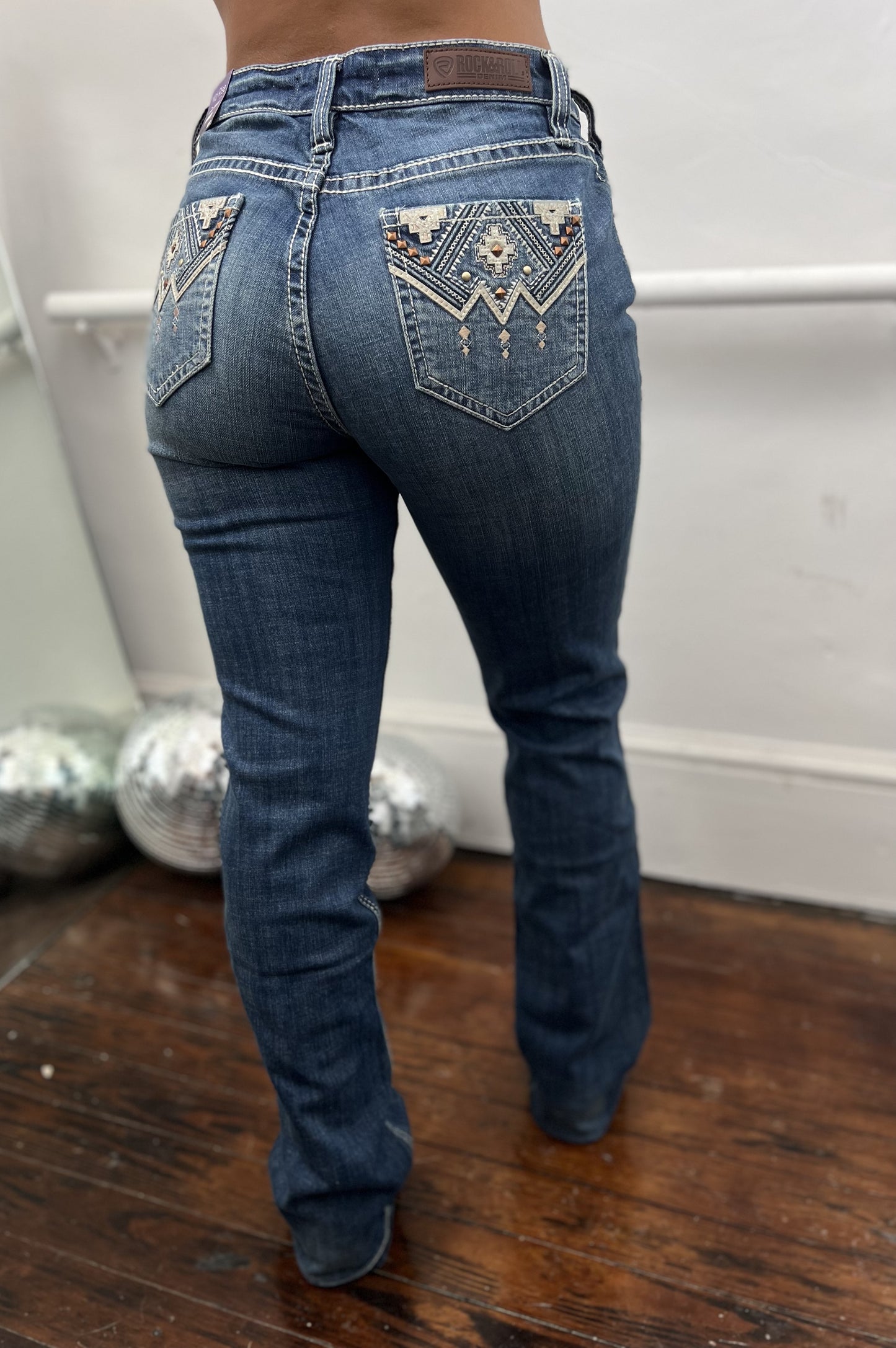 Final Sale ✨Mavis Metalic Bootcut