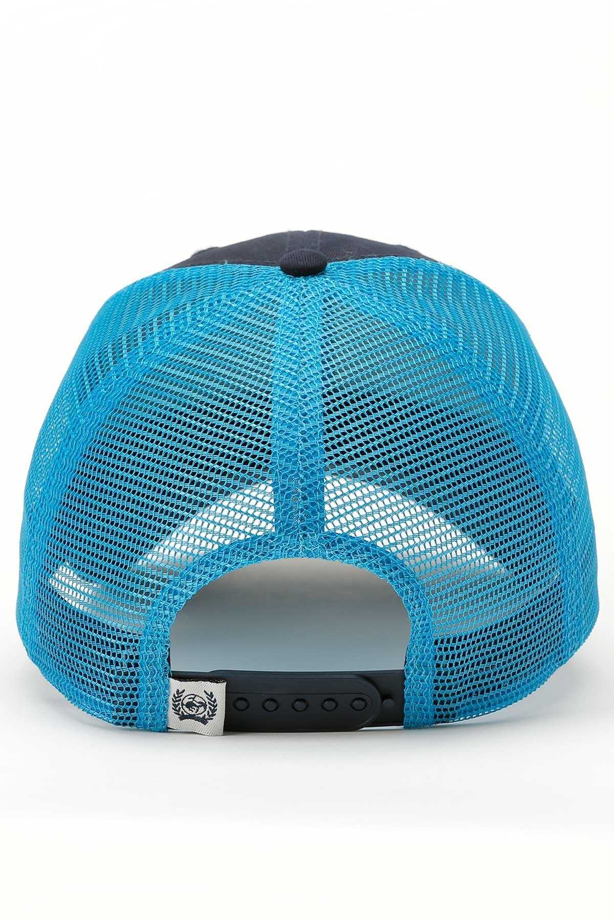 Cinch Trucker Hat Navy/Turquoise