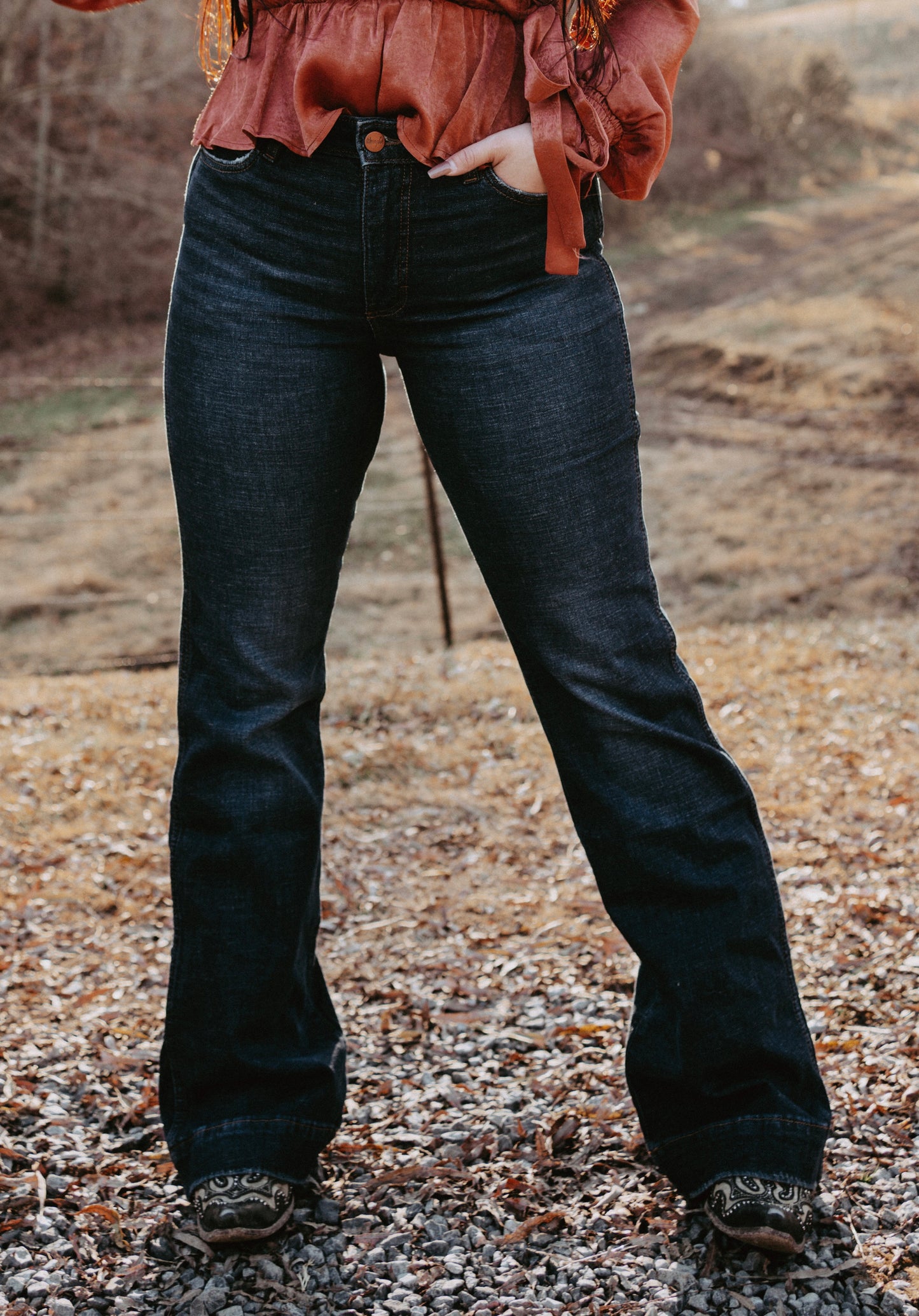 Final Sale ✨ Wrangler Retro Limited Midnight Wash Trouser
