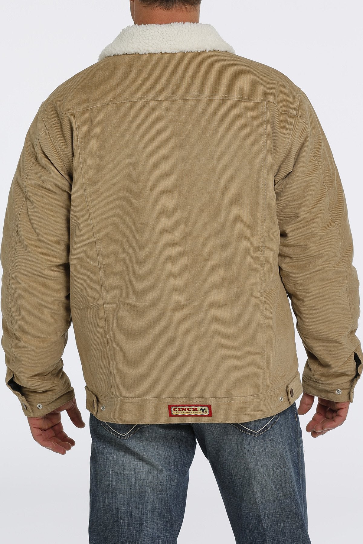 Final Sale✨ Khaki Corduroy Concealed Men's Jacket