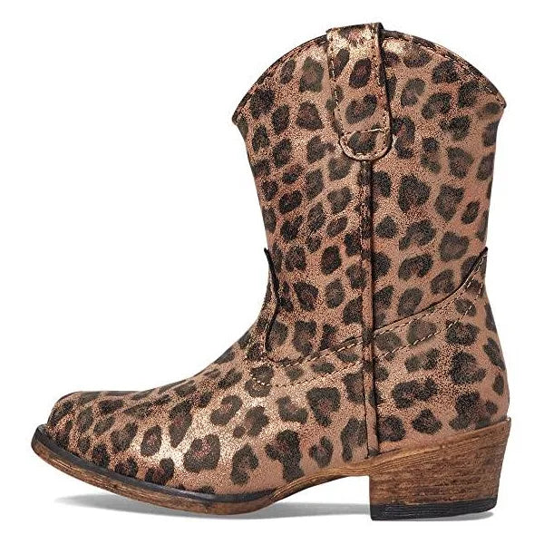 Riley Leopard Kid's Boots