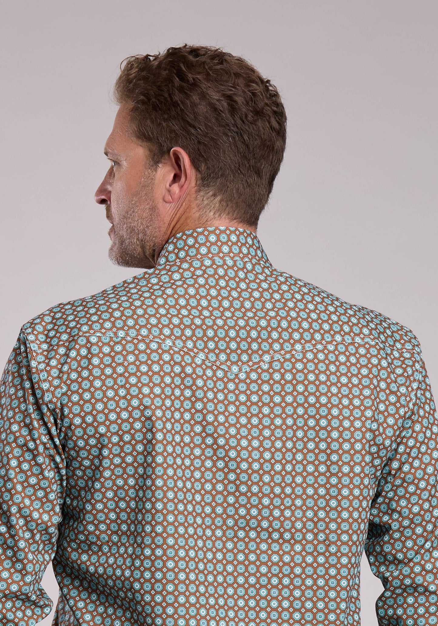 Roper Turquoise Diamond Shirt