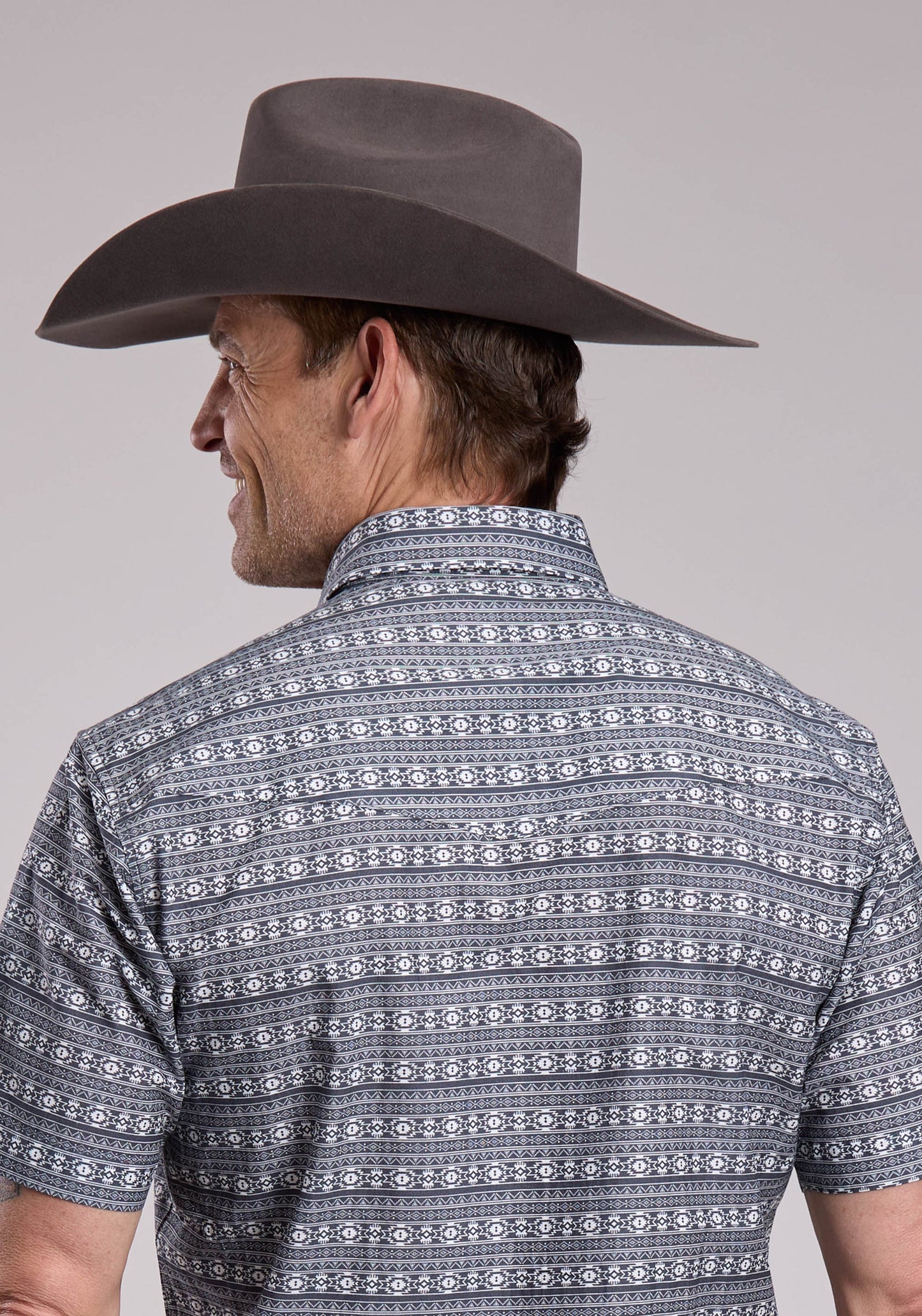 Roper Gray Aztec Shirt