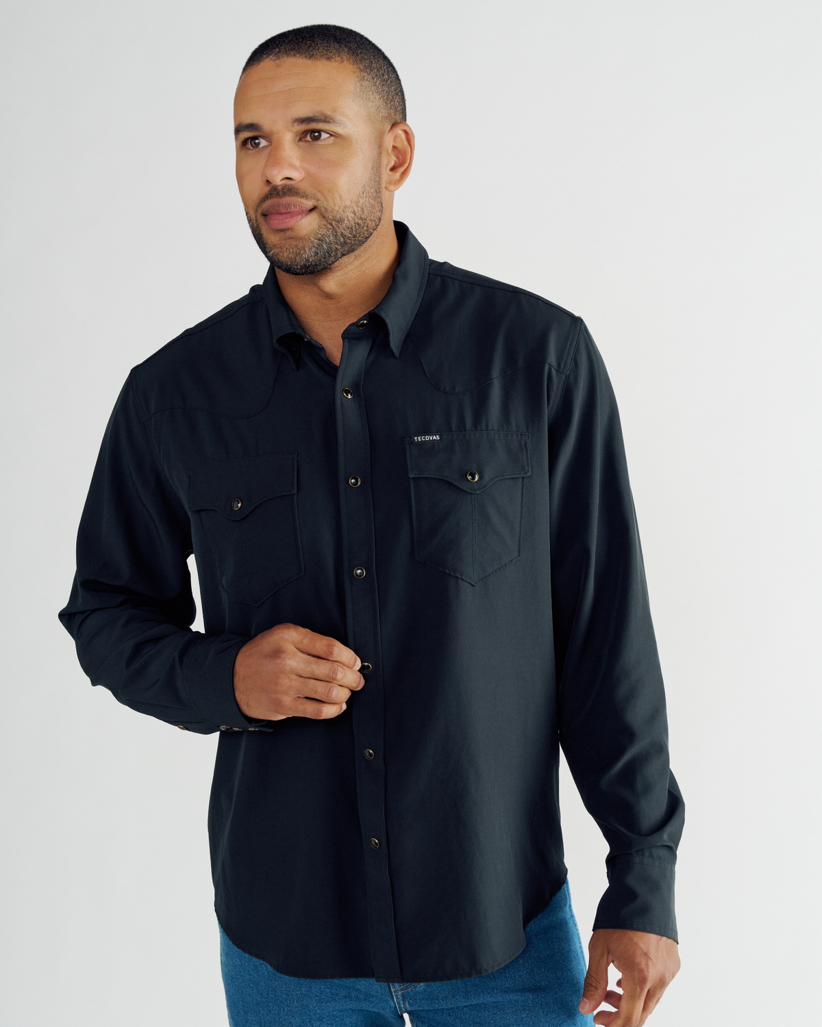 Tecovas Performance Western Black Shirt