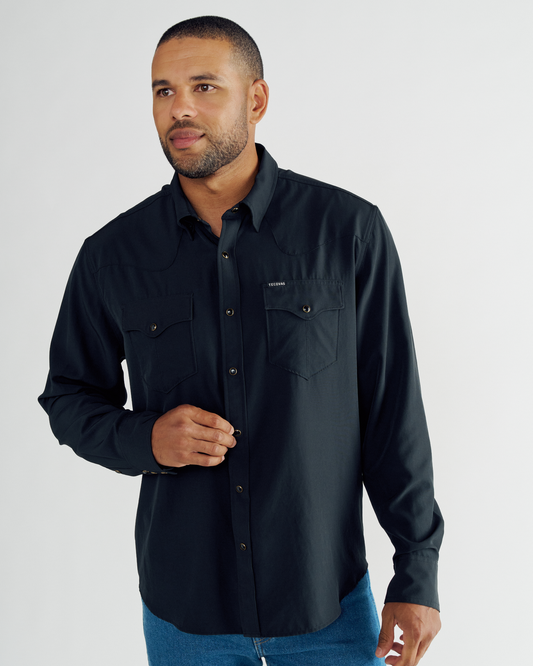 Tecovas Performance Western Black Shirt