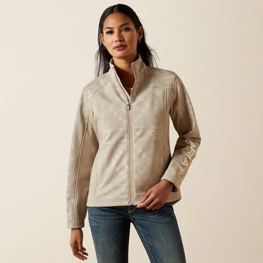 Ariat Women’s Tan Aztec Softshell Jacket