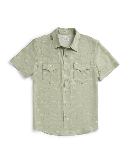 Tecovas Performance Western Snap Desert Sage