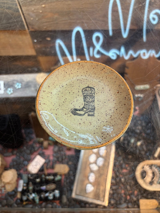 Cowboy Boot Mini Dish