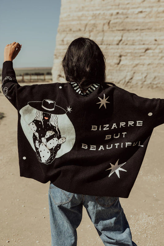 BIZARRE BUT BEAUTIFUL OVERSIZED CARDIGAN