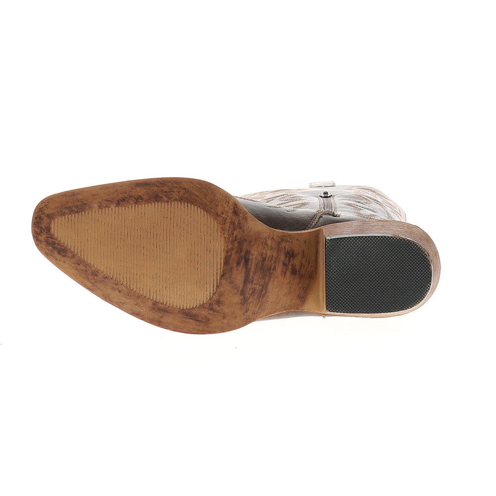 Roper Ryder Brown with All Over Embroidery Boots