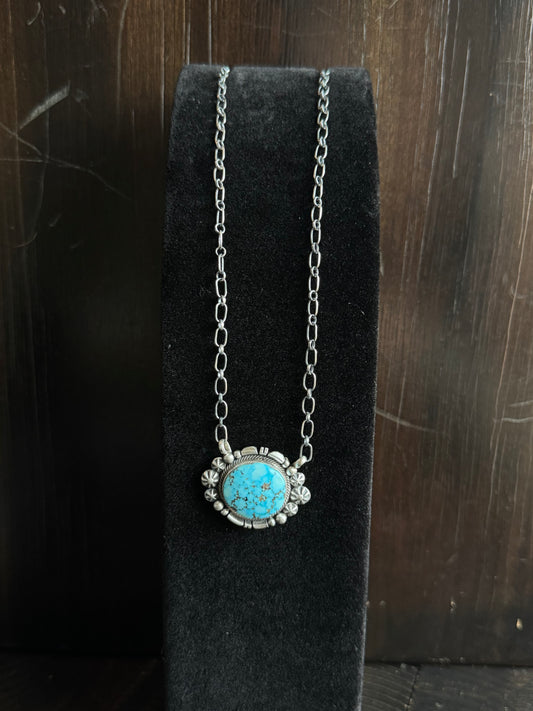 Authentic Baby Blue Turquoise Necklace