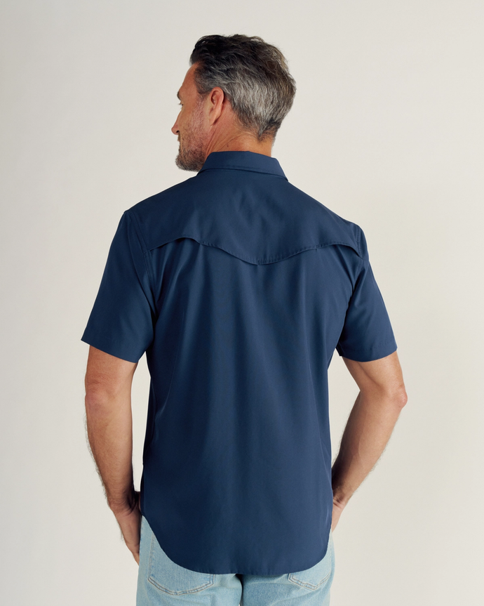 Tecovas Performance Short Sleeve Western Pearl Snap