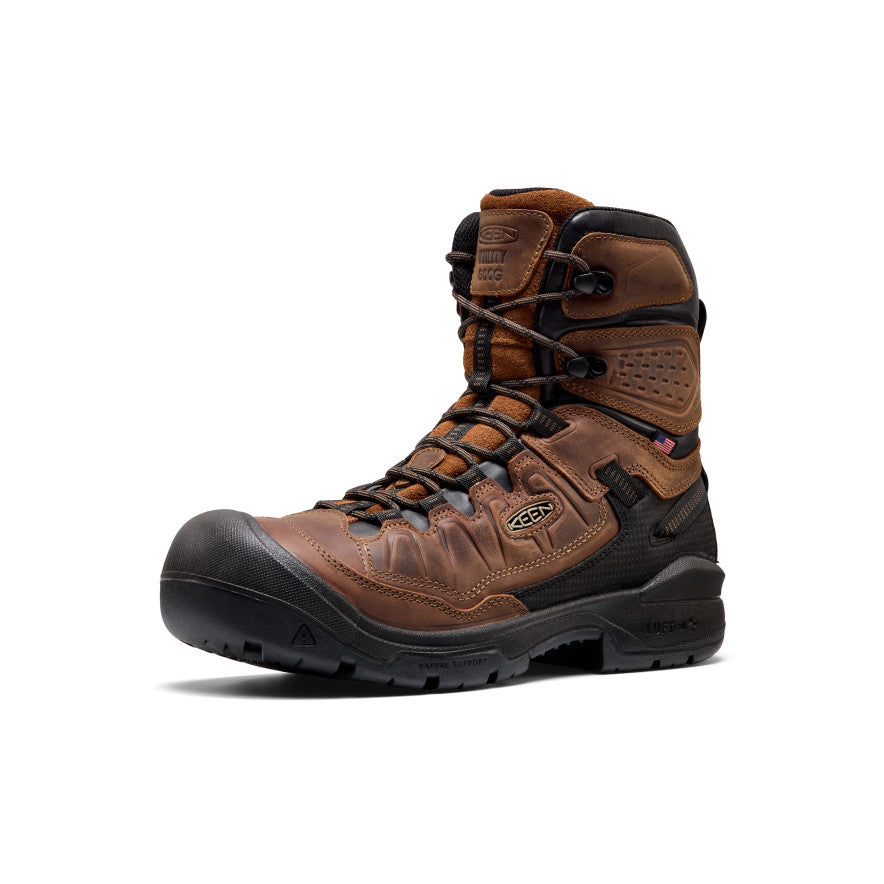 Keen Men's Targhee IV 8" Insulated Waterproof Work Boot (Carbon Toe)