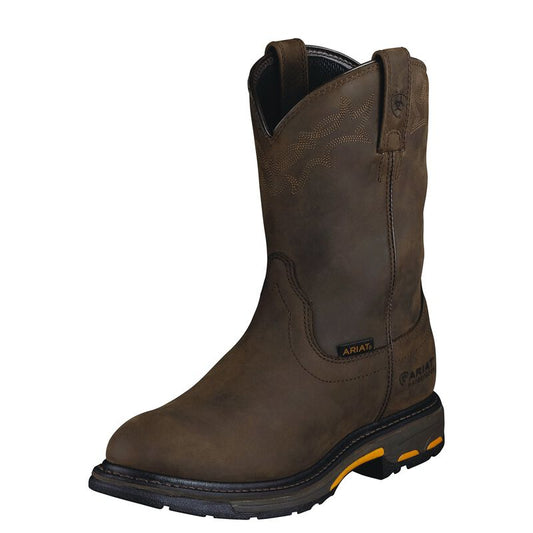Ariat WorkHog Waterproof Roper Toe Work Boot Soft