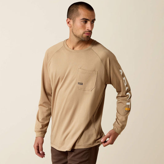 Ariat Rebar Heat Fighter T-Shirt Khaki