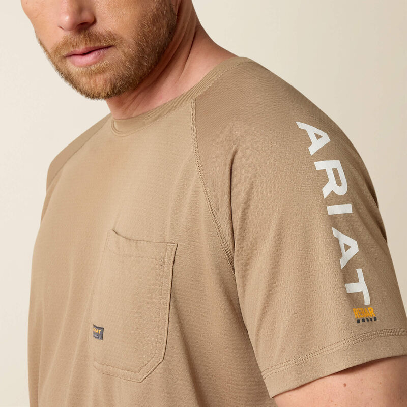 Ariat Rebar Heat Fighter T-Shirt Khaki