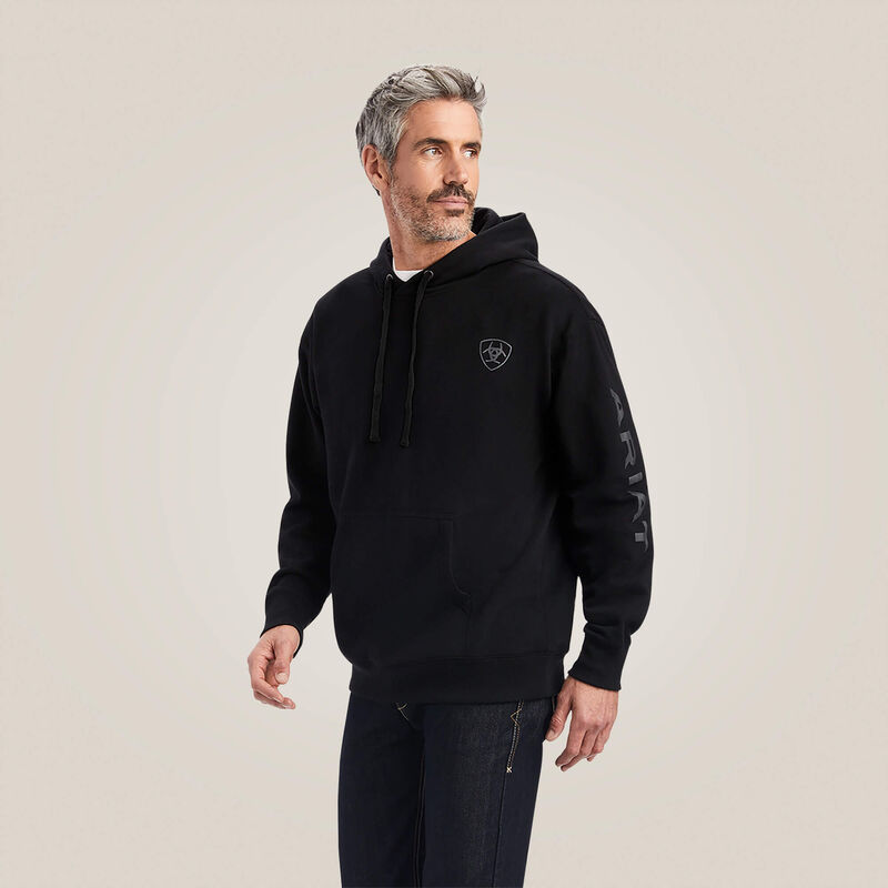 Ariat Logo Hoodie Black