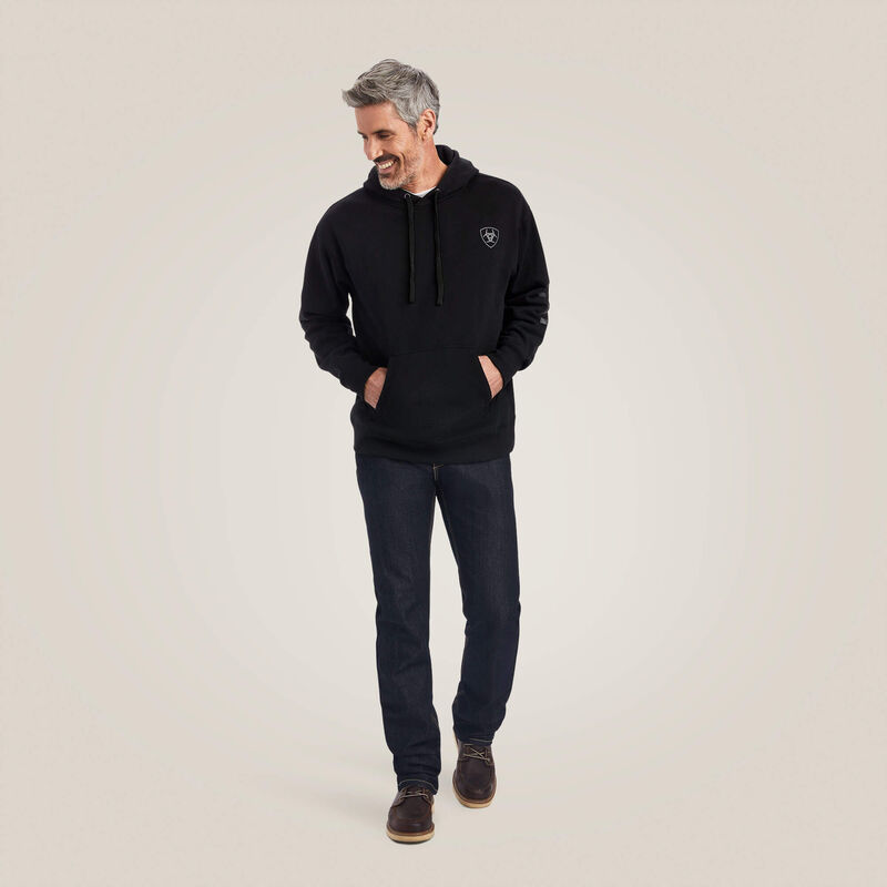 Ariat Logo Hoodie Black