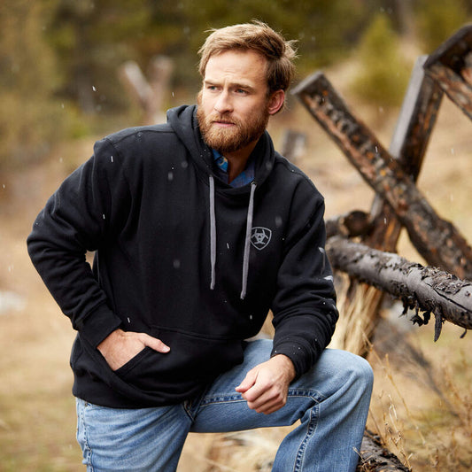 Ariat Logo Hoodie Black
