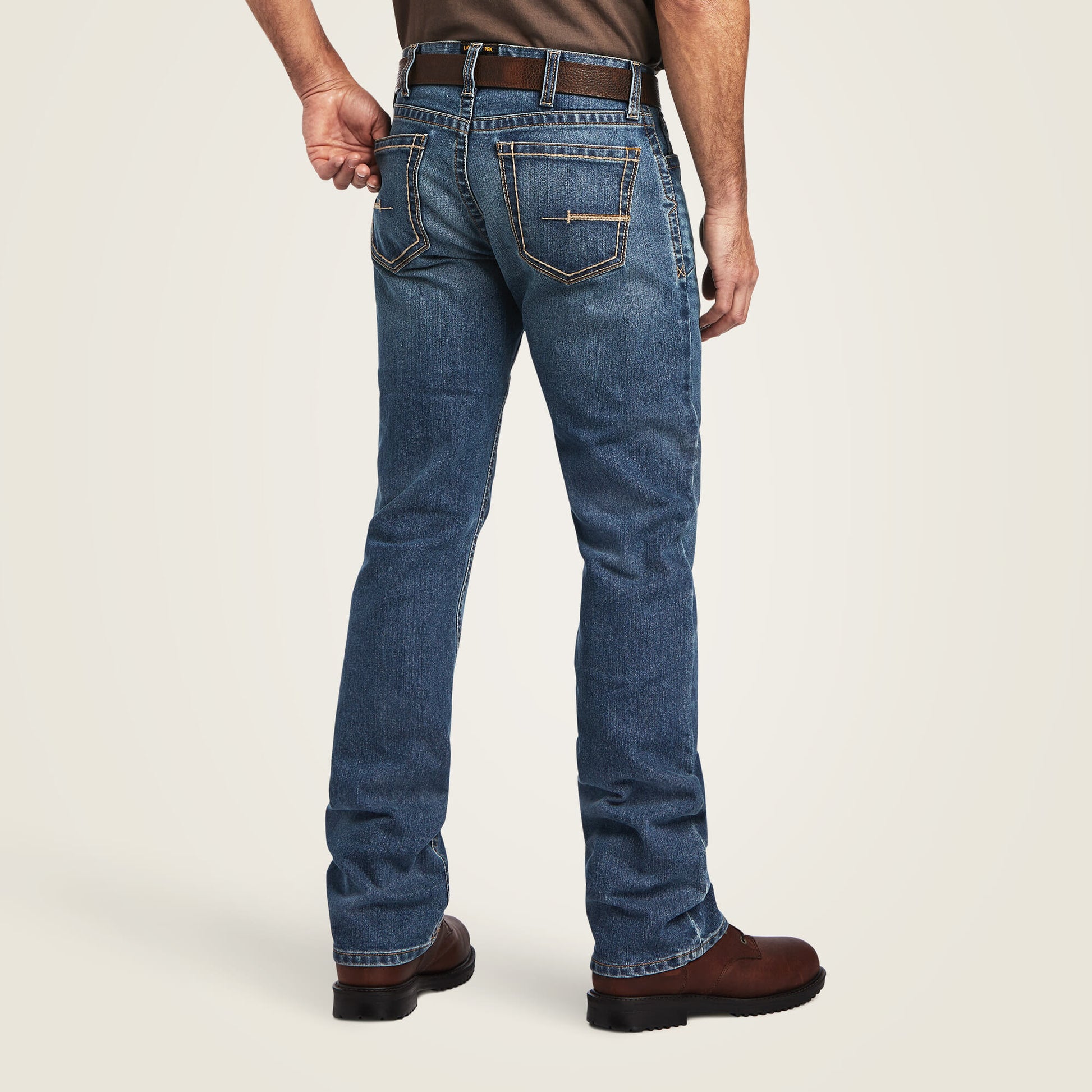 ARIAT Men's M7 Stretch Rocker Straight Leg Jean - Tanner Dodge Wash, 36x32