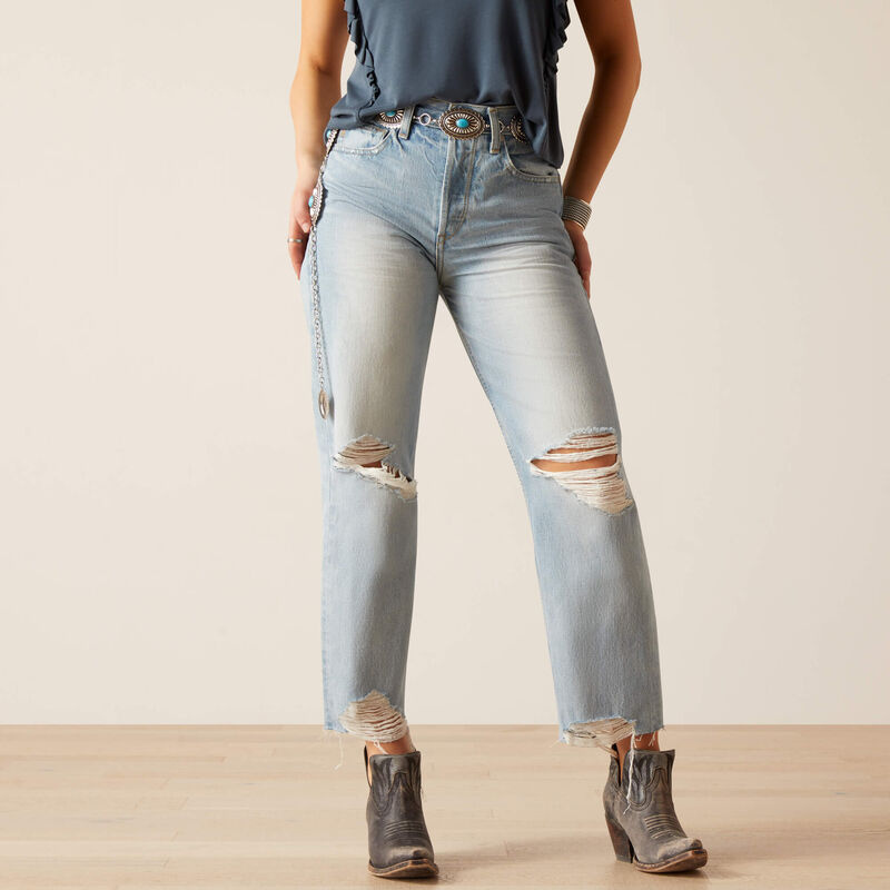 Tomboy Ultra High Rise Straight Leg Jeans