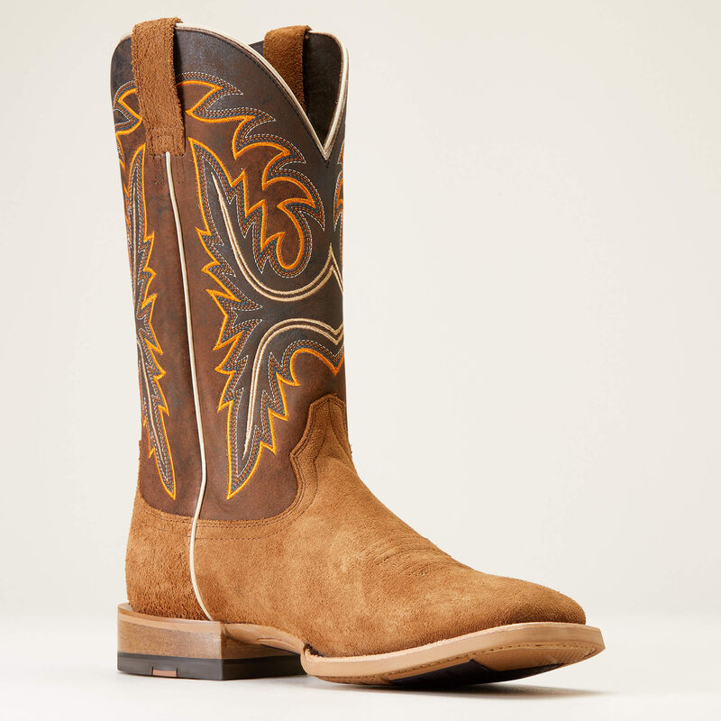 Brushrider Western Boot - Suntan Roughout