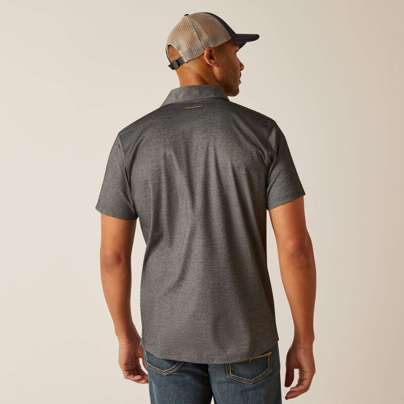 Ariat Rebar Foreman Polo Charcoal