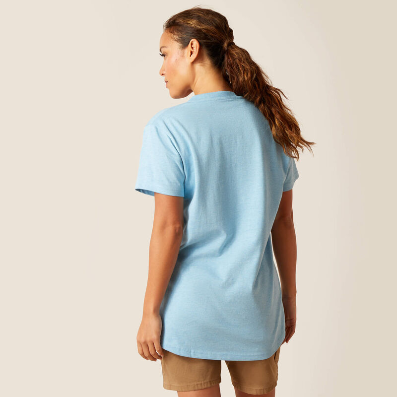 Ariat V-Neck Norse Blue Rebar Women's T-Shirt
