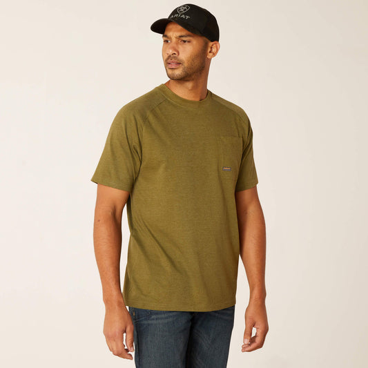 Ariat Rebar Lichen Green Men's T-Shirt