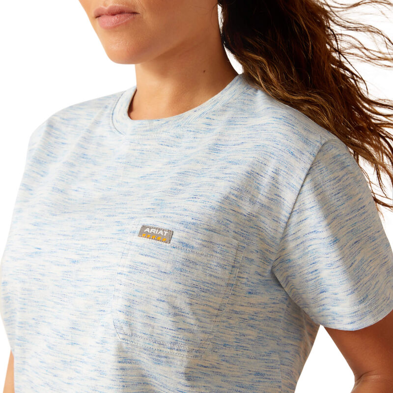 Ariat Space Dye Blue Rebar Women's T-Shirt