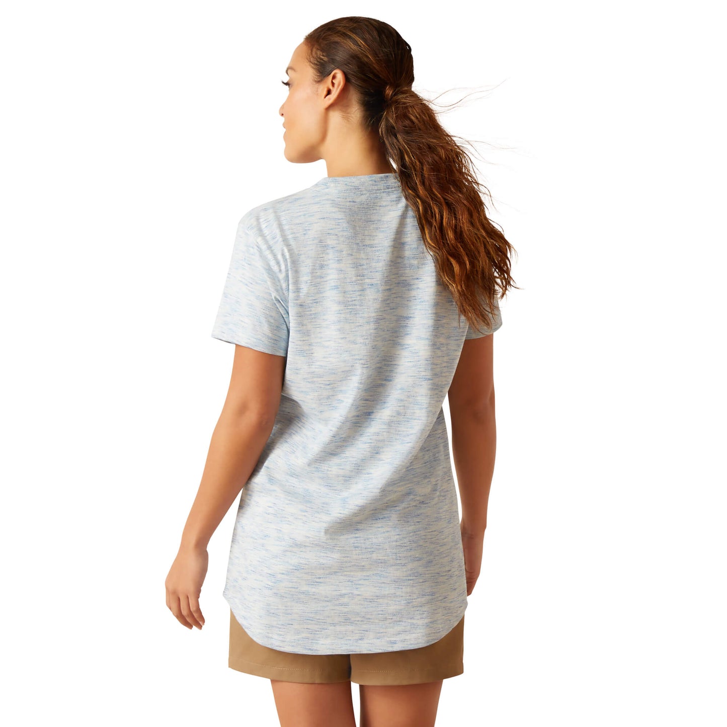 Ariat Space Dye Blue Rebar Women's T-Shirt