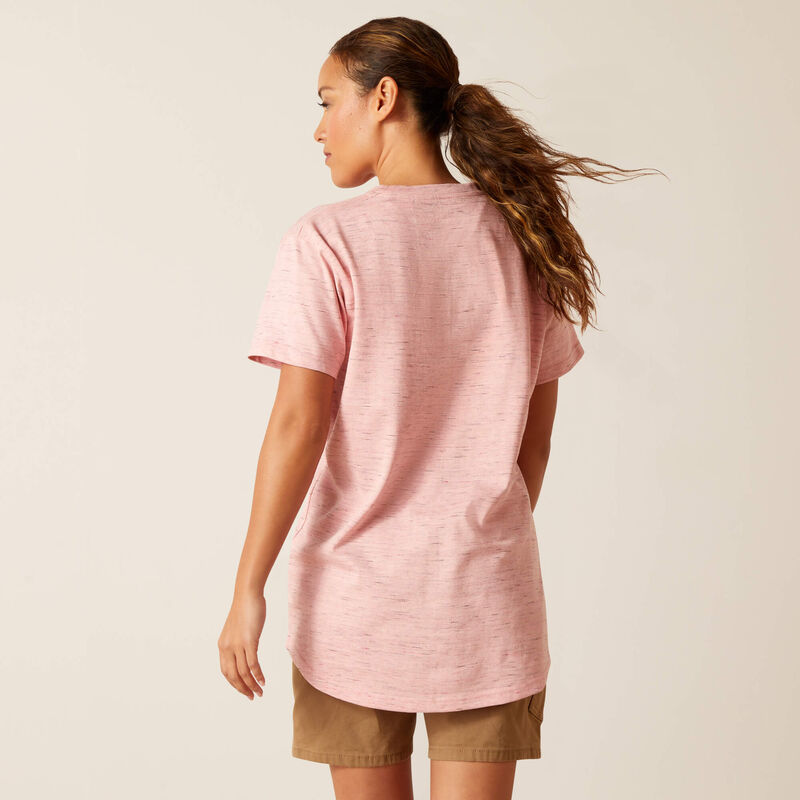 Ariat Women's Rebar Cotton Strong Space Dyed T-Shirt