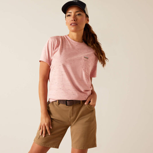 Ariat Women's Rebar Cotton Strong Space Dyed T-Shirt