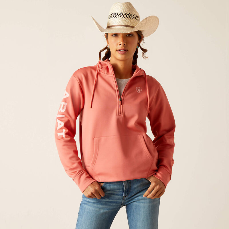 Ariat Tek Peachy Keen 1/2 Zip Hoodie