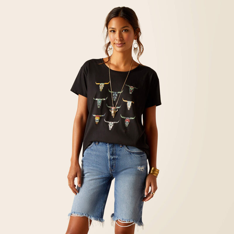 Art Deco Skulls T-Shirt