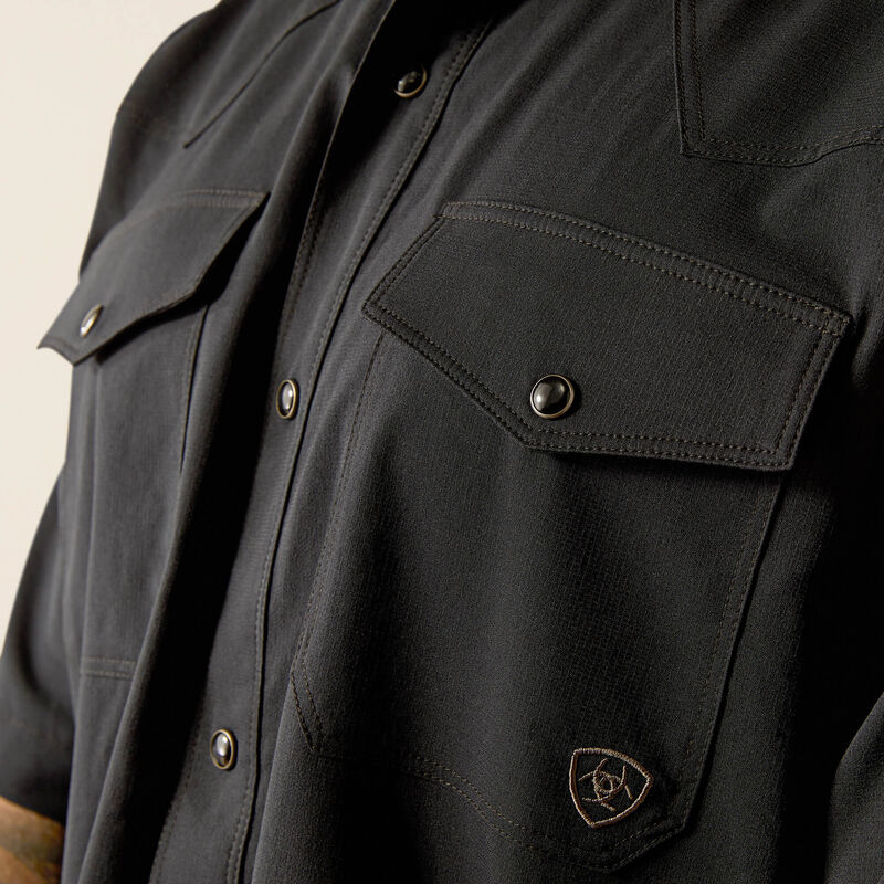 Ariat VentTek Snap Up Black Men's