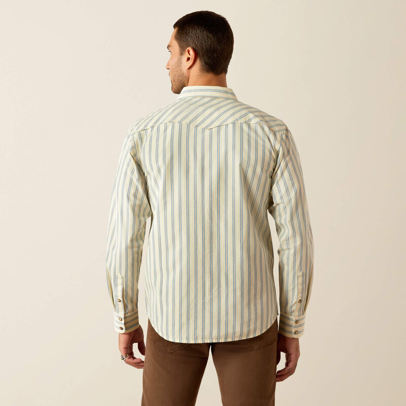 Ariat Hanford Cream Snap Up Men's