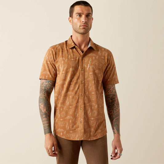 Ariat Desert Mocha Button Down Shirt