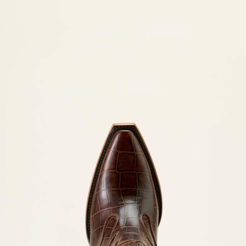Ariat Casanova Espresso Croc Print Boots