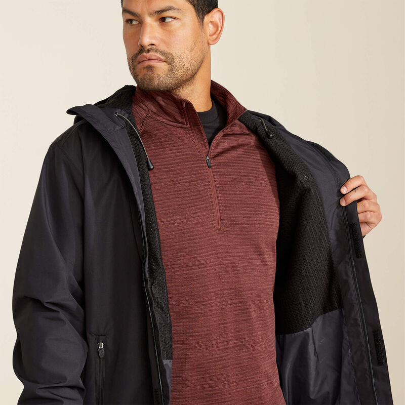 Ariat Rebar Stormshell Lightweight Waterproof Jacket Black