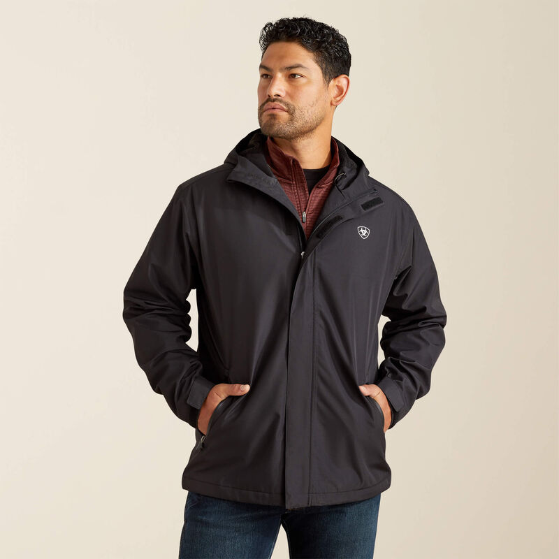 Ariat Rebar Stormshell Lightweight Waterproof Jacket Black