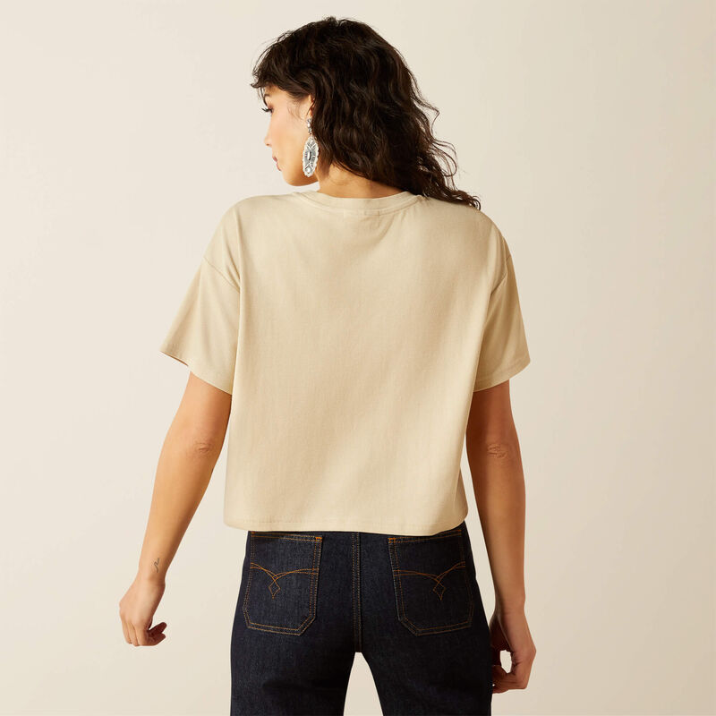 Ariat Patron Oyster Crop Tee