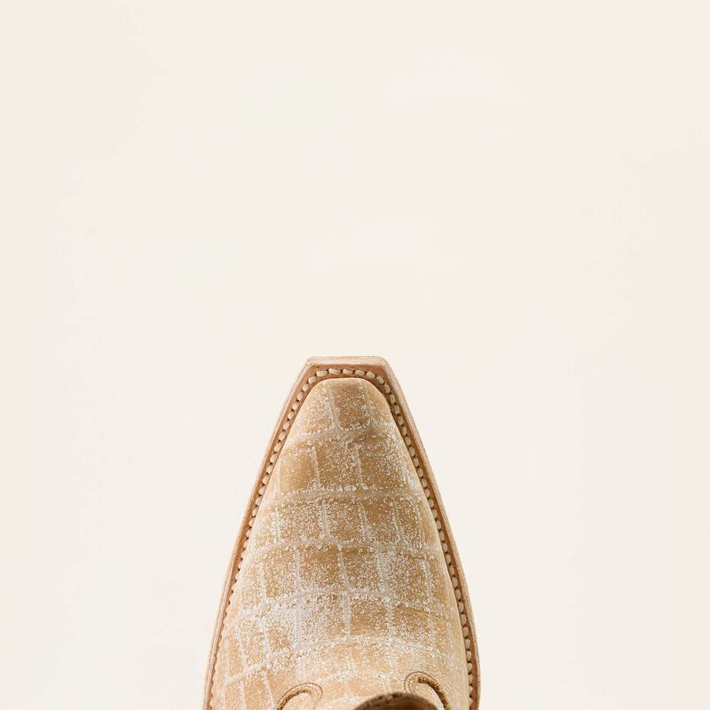 Ariat Jade X Toe Crema Croc Print
