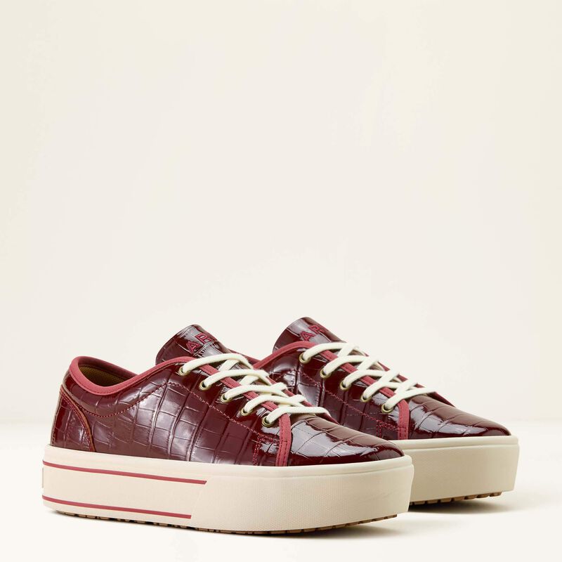 Ariat Skylar Dubonnet Croc Print Shoes