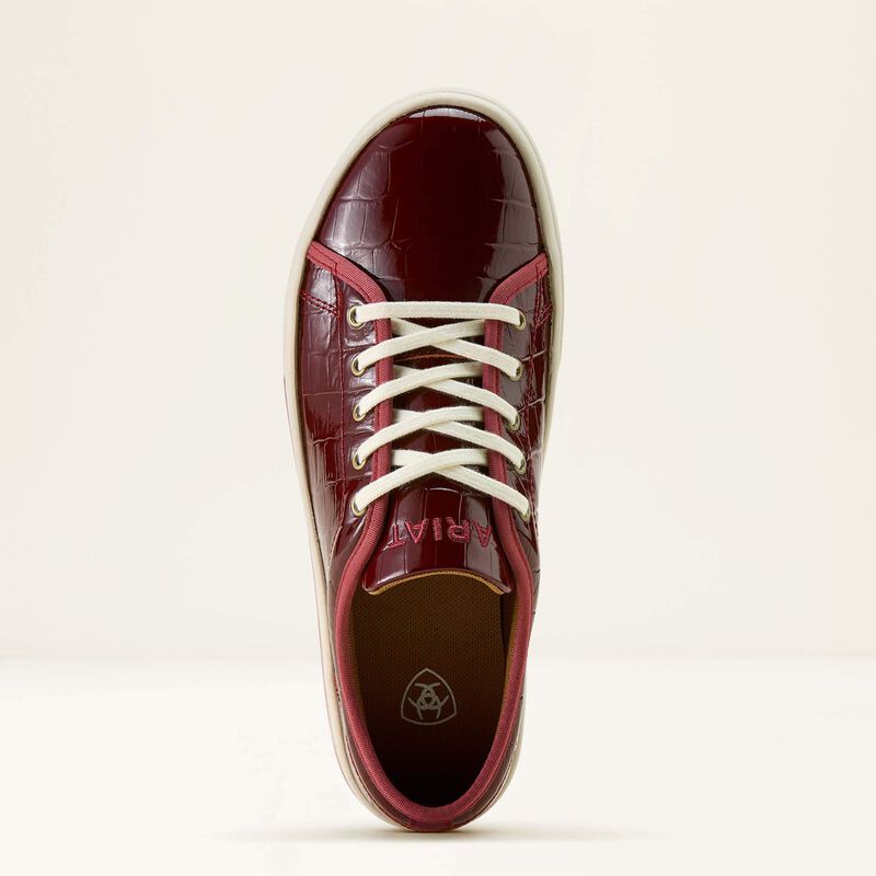 Ariat Skylar Dubonnet Croc Print Shoes